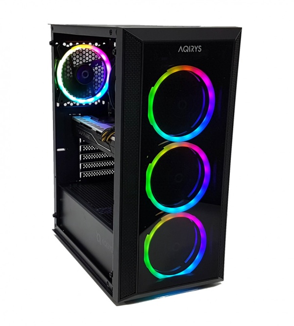 Calculator Gaming Intel Haswell Refresh Core i7 4790, 16GB DDR3, SSD 240GB +1TB HDD, video Sapphire Radeon RX 570 NITRO+ 8GB GDDR5 256-bit, ARGB Telecomanda