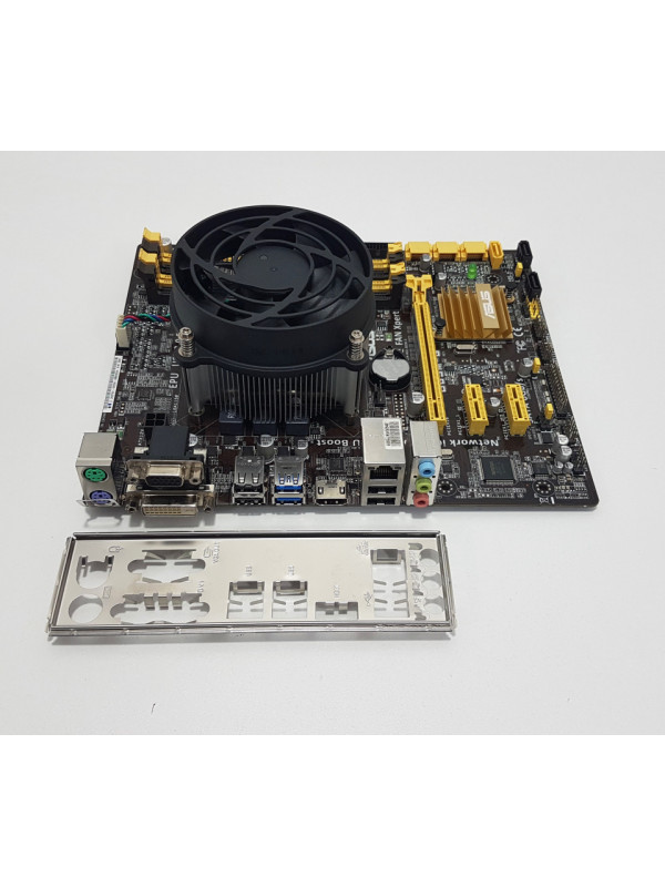 Placa de baza ASUS B85M-G + procesor Intel Haswell Core i7 4770 + cooler
