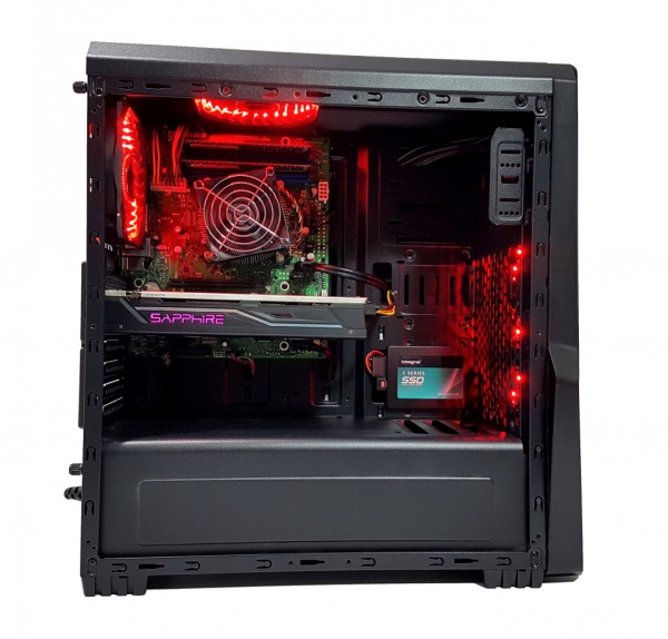 Calculator gaming Intel i5 4570, 8GB DDR3, SSD 240GB + HDD 1TB, video Sapphire Radeon RX 470 NITRO+ 4GB GDDR5 256-bit Lite