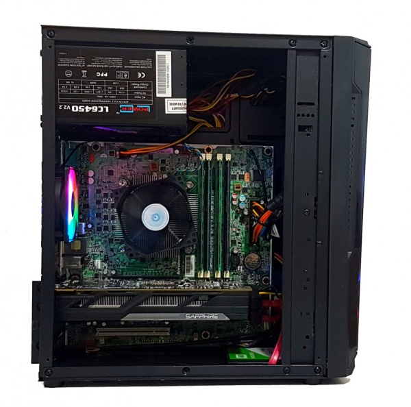 Calculator gaming Intel i7 2600, 8GB DDR3, SSD 240GB + HDD 500GB, video SAPPHIRE Radeon R7 370 OC NITRO 4GB GDDR5 256-bit