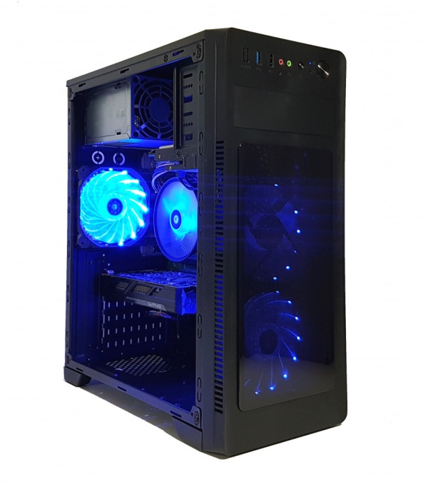 Calculator Gaming Intel Ivy Bridge Core i5 3470, 8GB DDR3, SSD 120GB + 500GB HDD, video SAPPHIRE Radeon R7 370 OC NITRO 4GB GDDR5 256-bit