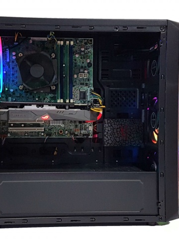 Calculator Gaming Intel Core i7 2600, 8GB, SSD 120GB + HDD 500GB, video ASUS Radeon RX 570 ROG STRIX GAMING O4G 4GB GDDR5 256-bit