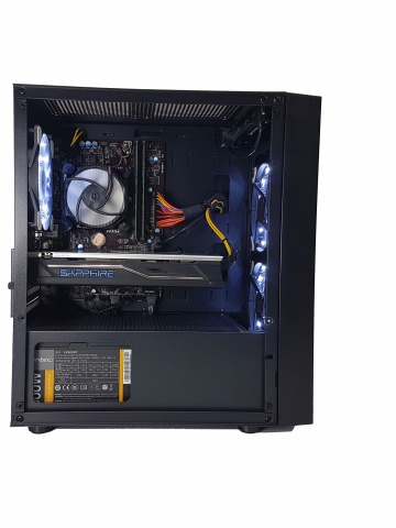 Calculator gaming Intel i7 4790S, 16GB DDR3, SSD 256GB + HDD 1TB, video Sapphire Radeon RX 480 NITRO+ 4GB GDDR5 256-bit Lite