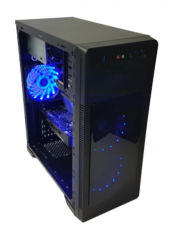 Calculator Gaming Intel Ivy Bridge Core i5 3470, 8GB DDR3, SSD 120GB + 500GB HDD, video SAPPHIRE Radeon R7 370 OC NITRO 4GB GDDR5 256-bit