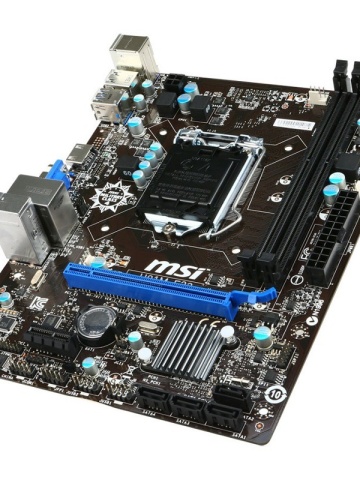 Placa de baza MSI H81M-E33 LGA1150 Military Class 4, HDMI