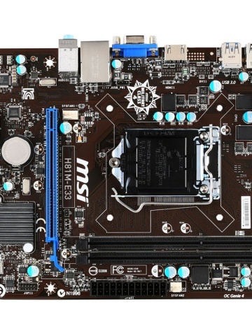Placa de baza MSI H81M-E33 LGA1150 Military Class 4, HDMI