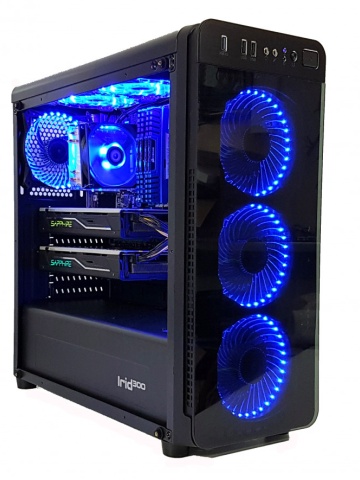 Calculator Gaming Intel Core i7 3770, 16GB, SSD 480GB + HDD 1TB, 2 placi video SAPPHIRE Radeon RX 470 NITRO+ OC, 4GB GDDR5, 256-bit, crossfire