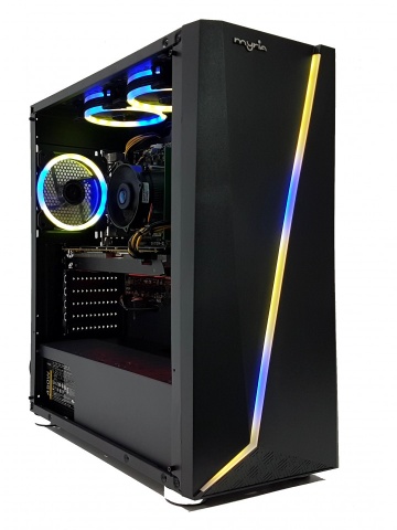 Calculator Gaming Intel Skylake Core i5 6600, 16GB DDR4, SSD 480GB + 1TB HDD, GeForce GTX 1070 Ti 8GB GDDR5 256bit, telecomanda RGB