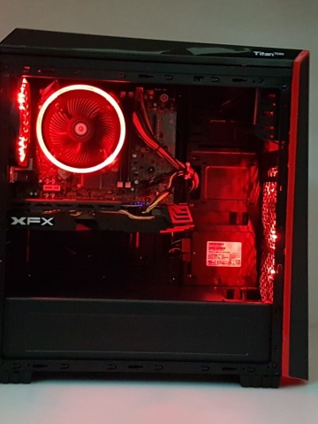 Calculator Gaming Intel Core i5 4690, 16GB, SSD 480GB+500GB HDD, video XFX Radeon RX 580 8GB GDDR5 256-bit