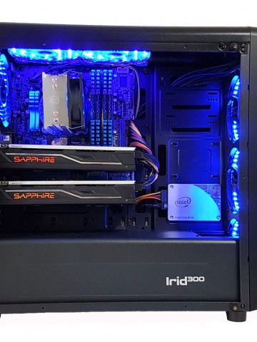 Calculator Gaming Intel Core i7 3770, 16GB, SSD 480GB + HDD 1TB, 2 placi video SAPPHIRE Radeon RX 470 NITRO+ OC, 4GB GDDR5, 256-bit, crossfire