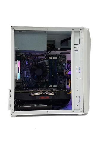 Calculator gaming Intel Haswell i5 4590, 16GB DDR3, SSD 256GB + HDD 500GB, video ASUS RX 570 4GB GDDR5, 256-bit, DVI