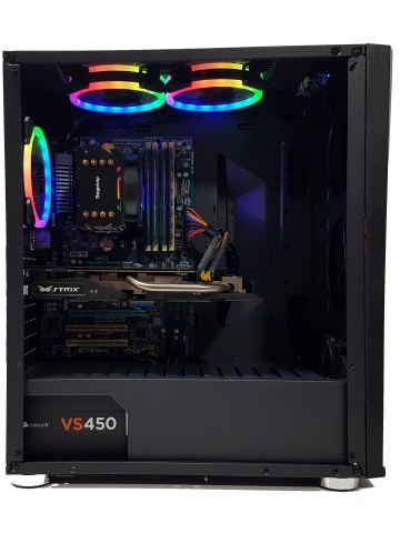 Calculator gaming Intel i7 2600K, 16GB DDR3, SSD 256GB + HDD 500GB, video ASUS GeForce GTX 970 STRIX OC 4GB GDDR5 256-bit, Telecomanda RGB
