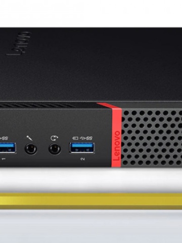 Desktop PC Lenovo ThinkCentre M700 Tiny, Procesor Intel® Core™ i3-6100T 2.5GHz Skylake, 8GB DDR4, SSD M2 256GB + 500GB HDD, GMA HD 530