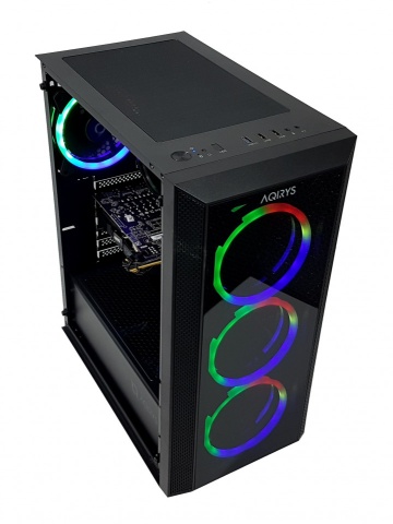 Calculator Gaming AMD Ryzen 5 2600X, 16GB DDR4, SSD M2 256GB + SSD 500GB + 1TB HDD, video Zotac GeForce GTX 1660 Ti 6GB GDDR6 192-bit, telecomanda LED