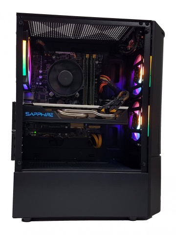 Calculator gaming Intel Haswell i7 4770, 16GB DDR3, SSD 500GB + HDD 1TB, video Sapphire Radeon RX 580 NITRO+ 4GB GDDR5 256-bit