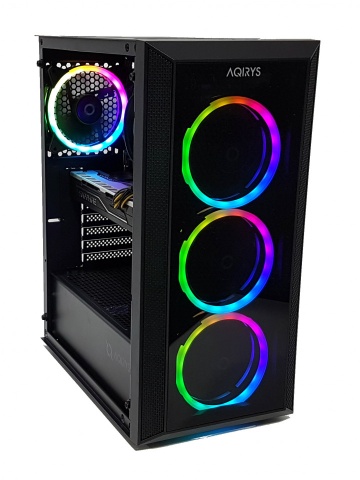 Calculator Gaming Intel Haswell Refresh Core i7 4790, 16GB DDR3, SSD 240GB +1TB HDD, video Sapphire Radeon RX 570 NITRO+ 8GB GDDR5 256-bit, ARGB Telecomanda