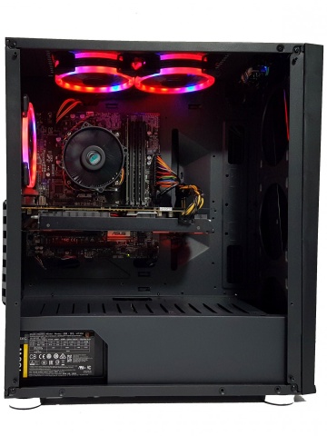 Calculator Gaming Intel Skylake Core i5 6600, 16GB DDR4, SSD 480GB + 1TB HDD, GeForce GTX 1070 Ti 8GB GDDR5 256bit, telecomanda RGB