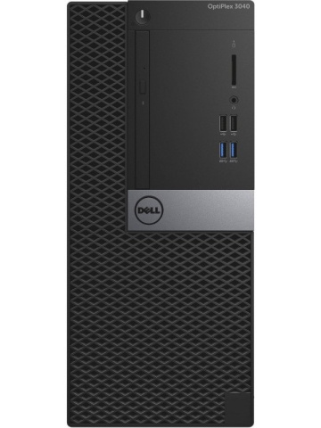 Desktop PC DELL OptiPlex 3040 MT, Procesor Intel Core i3-6100 3.7GHz Skylake, 8GB DDR3, SSD 256GB + 500GB HDD, GMA HD 530