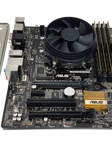 Kit Placa de baza ASUS Q170M-C + procesor i7 6700 + memorie 16GB + cooler