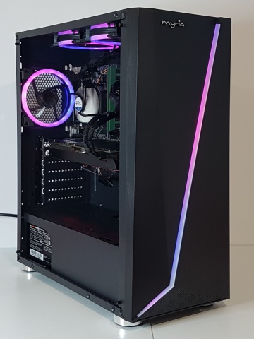 Calculator Gaming Intel Coffee Lake Core i5 8500, 32GB DDR4, SSD 960GB+4TB HDD, video GeForce GTX 1070 Ti 8GB GDDR5 256bit, RGB