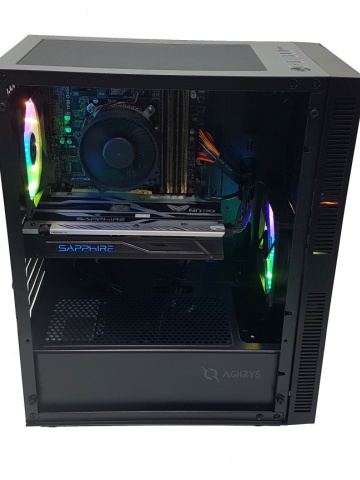 Calculator gaming Intel i5 4670, 16GB DDR3, SSD 120GB + HDD 500GB, video Sapphire Radeon RX 480 NITRO+ OC 4GB GDDR5 256-bit Lite