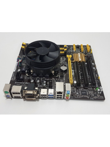 Placa de baza ASUS Q87M-E + procesor i5 4460 + cooler