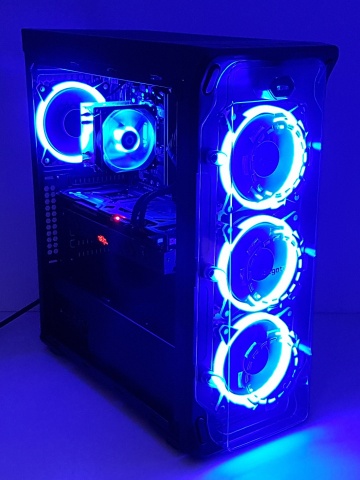 Calculator Gaming AMD Ryzen 5 2600, 16GB DDR4, SSD M2 256GB+ 4TB HDD, video PowerColor Radeon RX Vega56 8GB HBM2 Red Devil 2048 bit