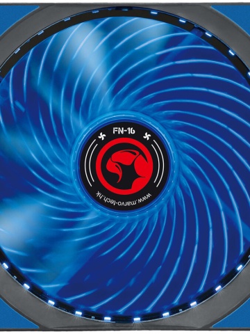 Ventilator carcasa Marvo 140 mm FN-16 blue LED