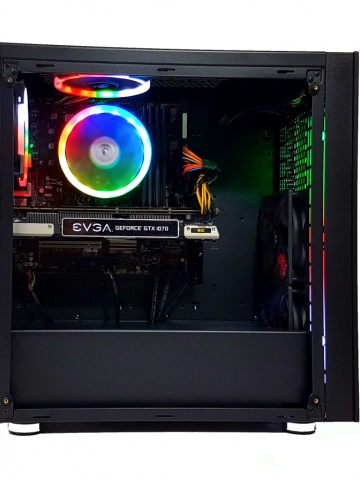 Calculator Gaming Intel Core i7 4790, 16GB DDR3, SSD 960GB + 4TB HDD, video EVGA GeForce GTX 1070 SC GAMING ACX 3.0 8GB GDDR5 256-bit, telecomanda RGB