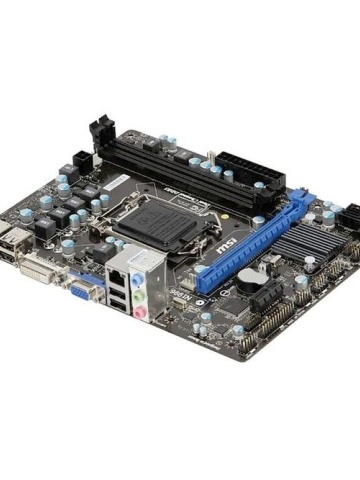 Placa de baza MSI H61M-P31/W8, LGA1155, DDR3 16GB max, DVI/VGA