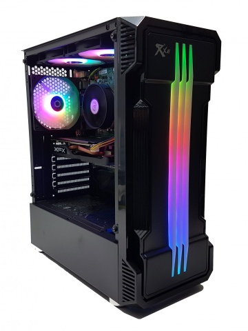 Calculator gaming Intel i7 2600, 16GB DDR3, SSD 300GB + HDD 500GB, video XFX Radeon RX 470 8GB GDDR5X 256 bit
