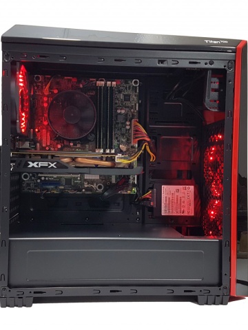 Calculator gaming Intel i7 3770, 16GB DDR3, SSD 256GB + HDD 1TB, video XFX Radeon RX 470 8GB GDDR5X 256 bit