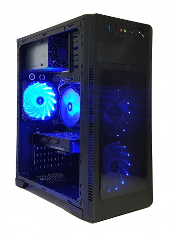 Calculator Gaming Intel Ivy Bridge Core i5 3470, 8GB DDR3, SSD 120GB + 500GB HDD, video SAPPHIRE Radeon R7 370 OC NITRO 4GB GDDR5 256-bit