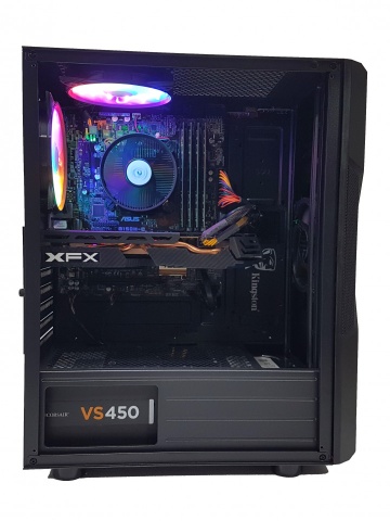 Calculator Gaming Intel Skylake Core i5 6600, 16GB DDR4, SSD 240GB + 1TB HDD, video XFX Radeon RX 580 GTS XXX Edition 4GB GDDR5 256-bit