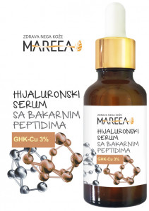 HIJALURONSKI SERUM SA BAKARNIM PEPTIDIMA 30ml