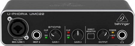 BEHRINGER U-Phoria UMC22 USB