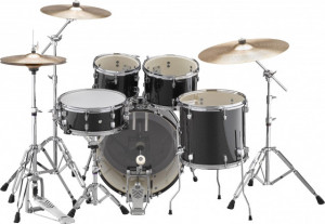 Yamaha Rydeen RDP0F5 Black Glitter + Paiste 101 Brass
