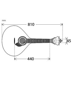 Guitarra de fado APC GF310LS