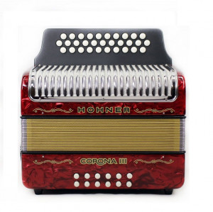 Hohner Corona III Vermelha
