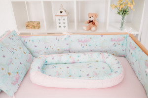 Aparatori patut Luna - Pink, 360 cm