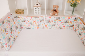 Aparatori patut Koala - Pink, 360 cm