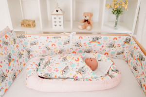 Aparatori patut Koala - Pink, 360 cm