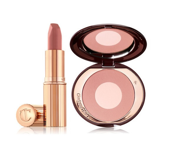 Fard de obraz + Ruj de buze Charlotte Tilbury, Pillow Talk