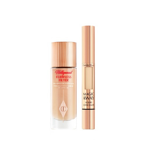 Pachet Charlotte Tilbury : Iluminator lichid 4 Medium + Corector ten 6 Medium Moyen