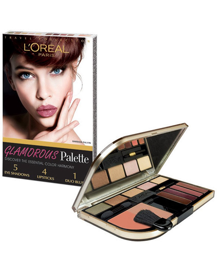 Paleta machiaj cadou Loreal Glamorous Palette Fard/Ruj/Blush