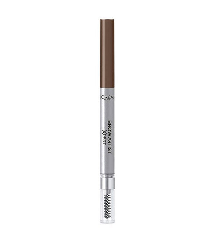 Creion pentru sprancene loreal brow artist xpert, nuanta 108 warm brunette