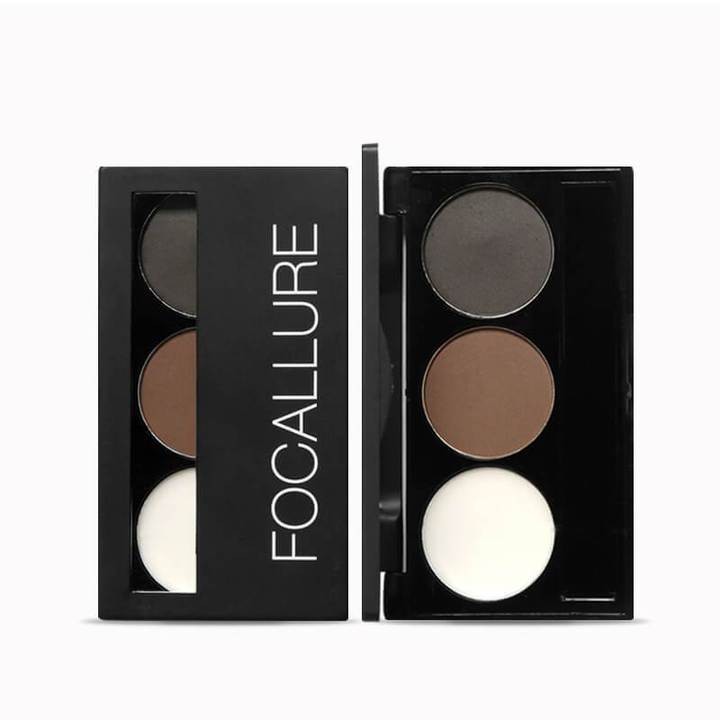 Trusa kit sprancene focallure eyes fard sprancene si ceara fixare