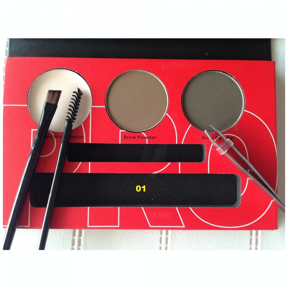 Trusa fard kit sprancene brow professional palette