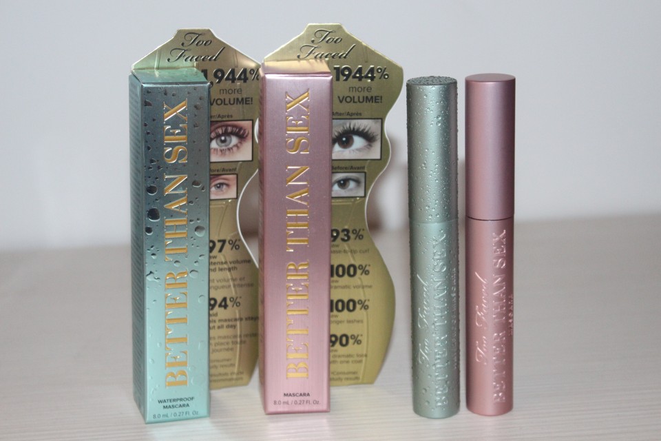 Pachet 2 Mascara Too Faced Better than sex Varianta Normala + Varianta Waterproof