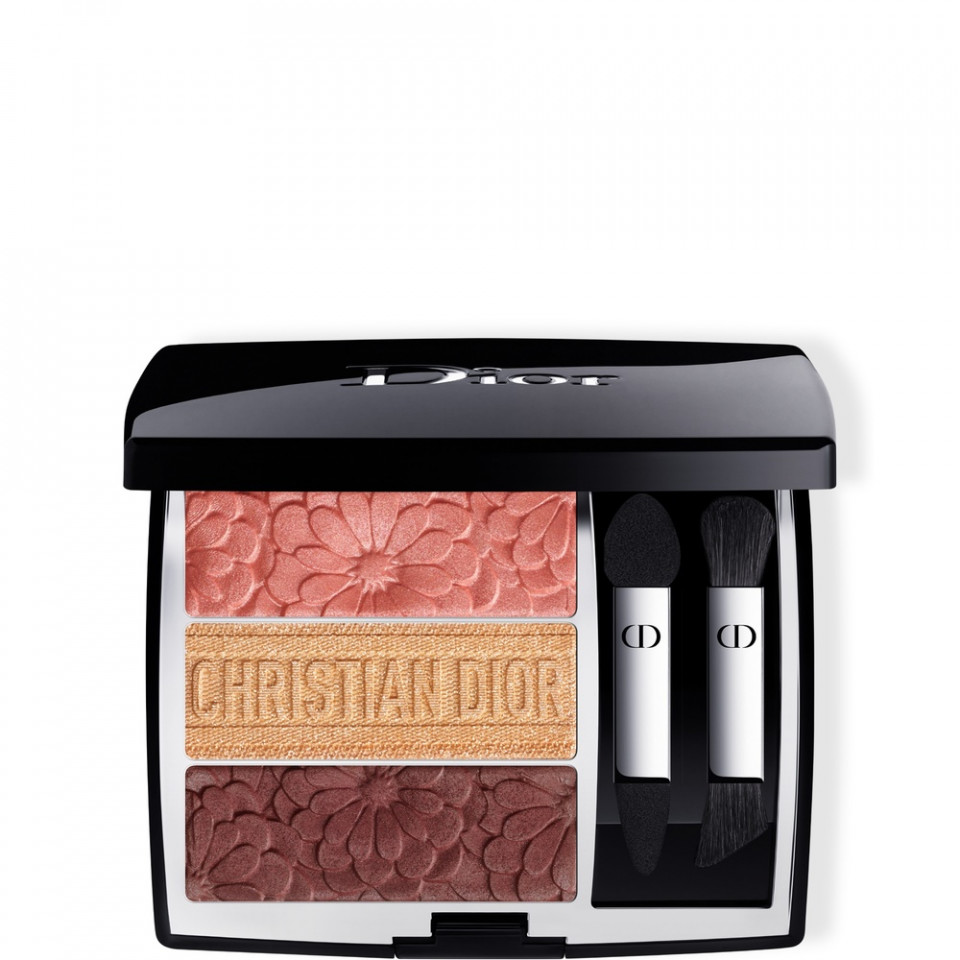 Paleta farduri de pleoape Dior 3 Couleurs Tri(o)blique Pure Glow, Nuanta 643 Pure Petals